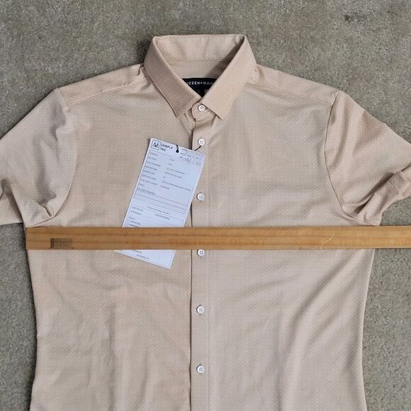 NWT Mizzen & Main Performance Shirt Mens M Casual Stretch Poly Button Up - Picture 10 of 13